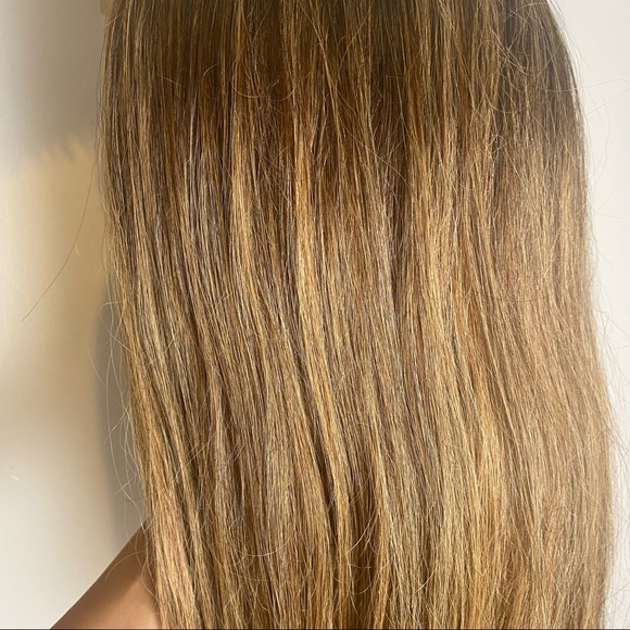 Nia Wigs Human Jade Ash Brown Human Hair Headband Wig 24” - Picture 8 of 16